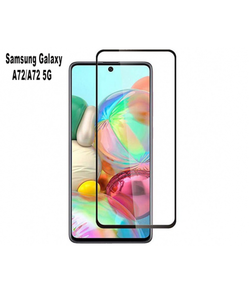 Folie Protectie ecran Samsung Galaxy A72 / A72 5G, antisoc 9D , Full Glue , (Smart Glass), Full Face
